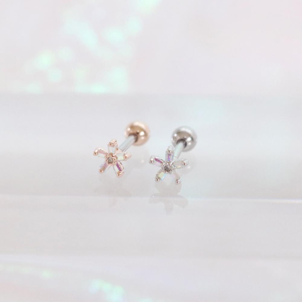 Aurora opal (ピアス/ピアッシング) Piercing bling moon