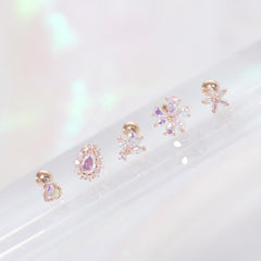 Aurora opal (ピアス/ピアッシング) Piercing bling moon