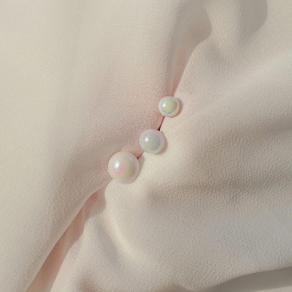 半球オーロラ真珠ピアッシング Piercing SET ME UP♡