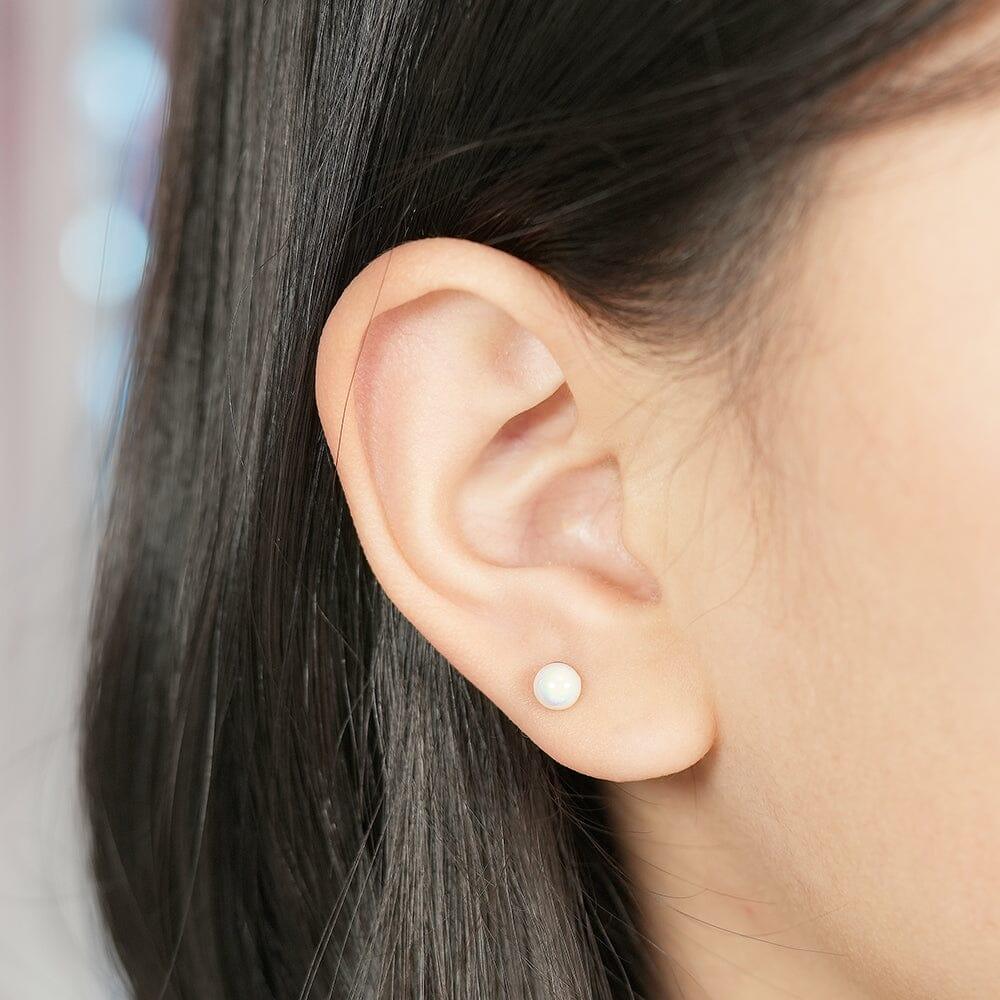 半球オーロラ真珠ピアッシング Piercing SET ME UP♡