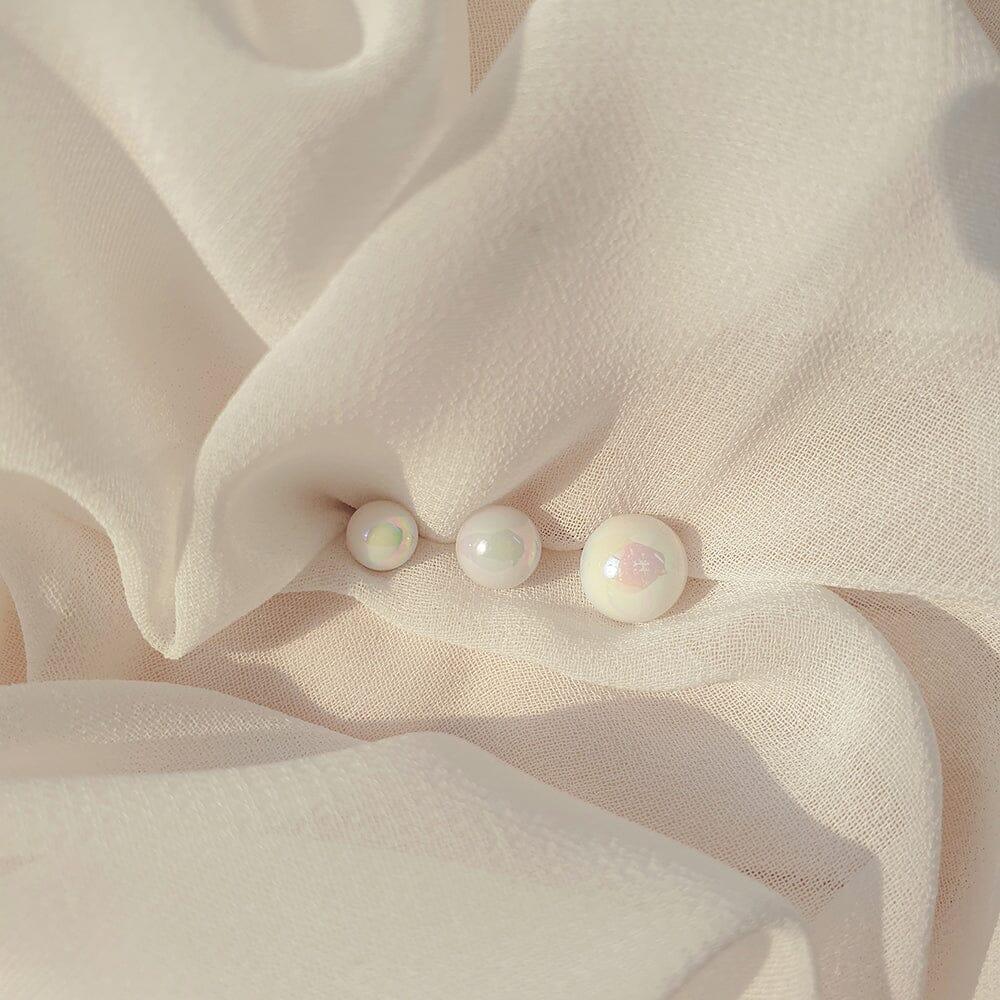 半球オーロラ真珠ピアッシング Piercing SET ME UP♡