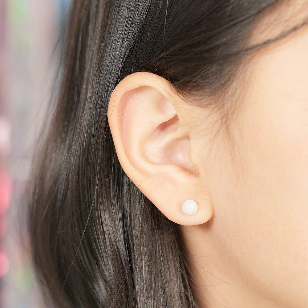 半球オーロラ真珠ピアッシング Piercing SET ME UP♡