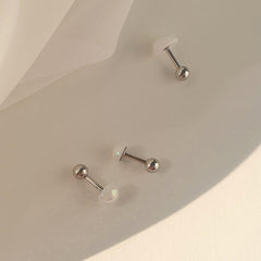 半球オーロラ真珠ピアッシング Piercing SET ME UP♡