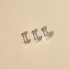 半球オーロラ真珠ピアッシング Piercing SET ME UP♡