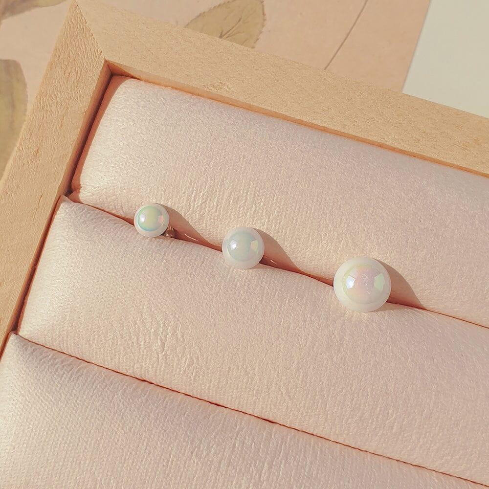 半球オーロラ真珠ピアッシング Piercing SET ME UP♡