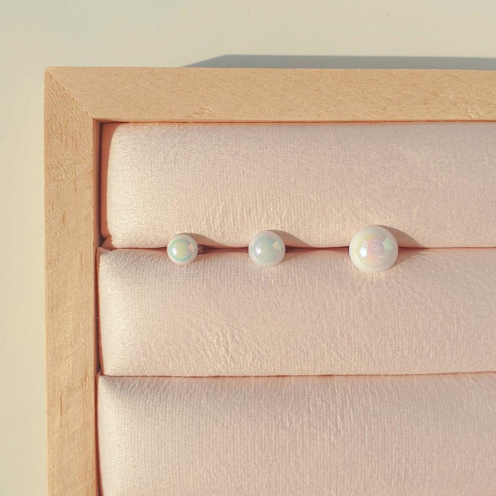 半球オーロラ真珠ピアッシング Piercing SET ME UP♡