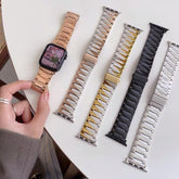 【バンド単品-6色】メタル ギザギザ チェーンバンド# apple watch バンド givgiv