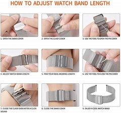 【バンド単品】ベーシック ミラネーゼ ループバンド apple watch / basic milanese loop band apple watch バンド givgiv