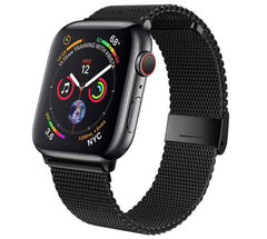 【バンド単品】ベーシック ミラネーゼ ループバンド apple watch / basic milanese loop band apple watch バンド givgiv 38mm/40mm/41mm用 ブラック