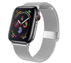 【バンド単品】ベーシック ミラネーゼ ループバンド apple watch / basic milanese loop band apple watch バンド givgiv 38mm/40mm/41mm用 シルバー⚡人気⚡