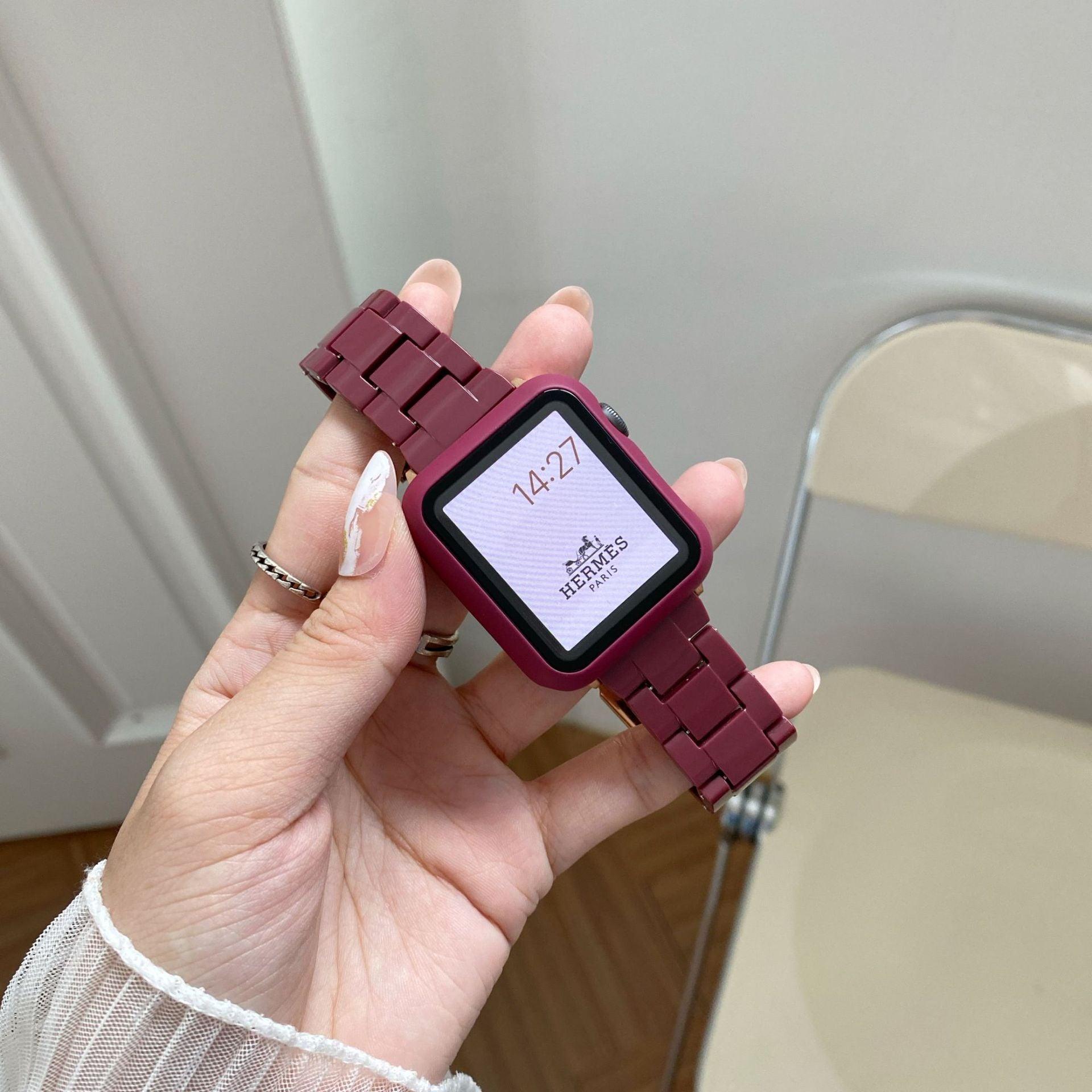 バンド単品】光沢樹脂 チェーン バンド Apple Watch＃ givgiv – 4MiLi