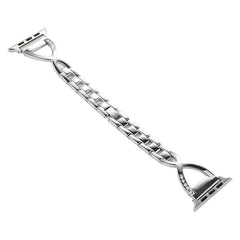 【バンド単品】キュービック スリム チェーン バンド / Cubic Slim Steel band Apple Watch apple watch バンド givgiv 38mm/40mm Silver