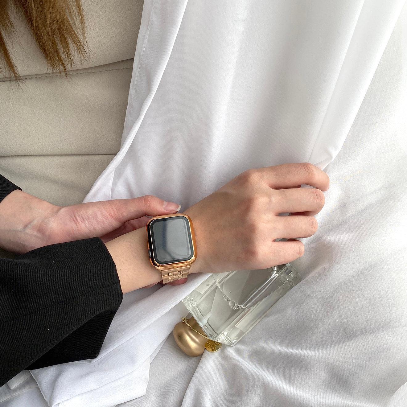 【バンド単品】メタル セブンビーズ チェーンバンド# apple watch バンド givgiv