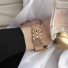 【バンド単品】メタル セブンビーズ チェーンバンド# apple watch バンド givgiv 38mm/40mm/41mm用 Rose gold(単色)