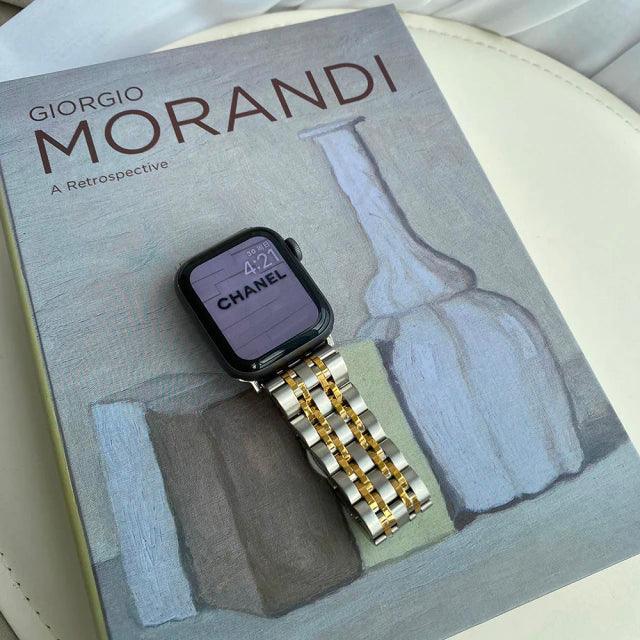 【バンド単品】メタル セブンビーズ チェーンバンド# apple watch バンド givgiv 38mm/40mm/41mm用 シルバー& ゴールド