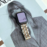 【バンド単品】メタル セブンビーズ チェーンバンド# apple watch バンド givgiv 38mm/40mm/41mm用 シルバー& ローズゴールド