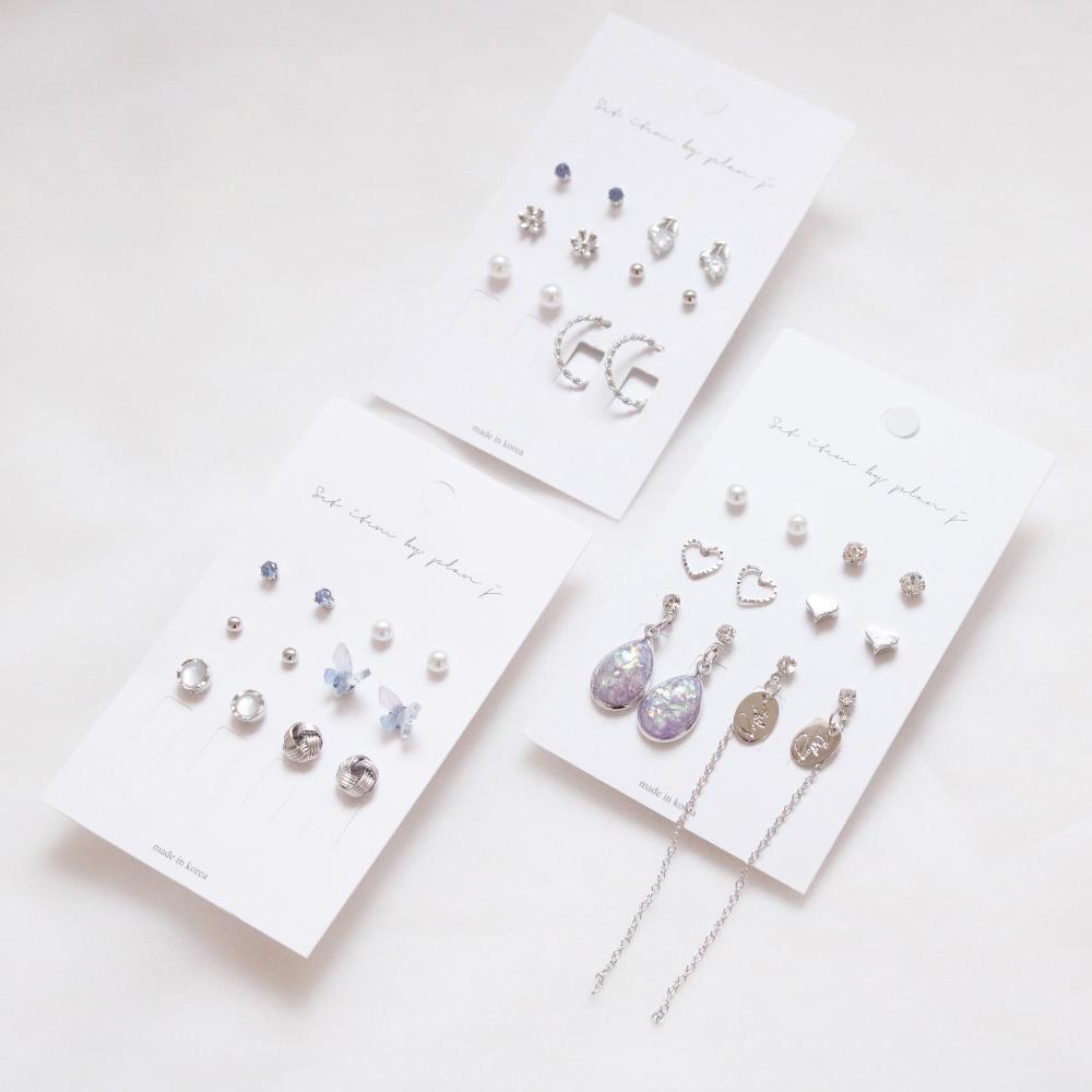 Basic Point ピアス SET Earrings bling moon