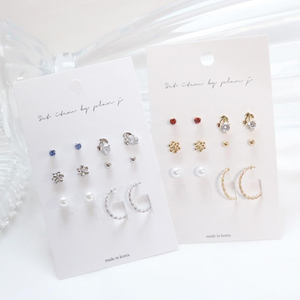Basic Point ピアス SET Earrings bling moon