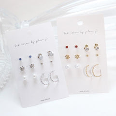 Basic Point ピアス SET Earrings bling moon