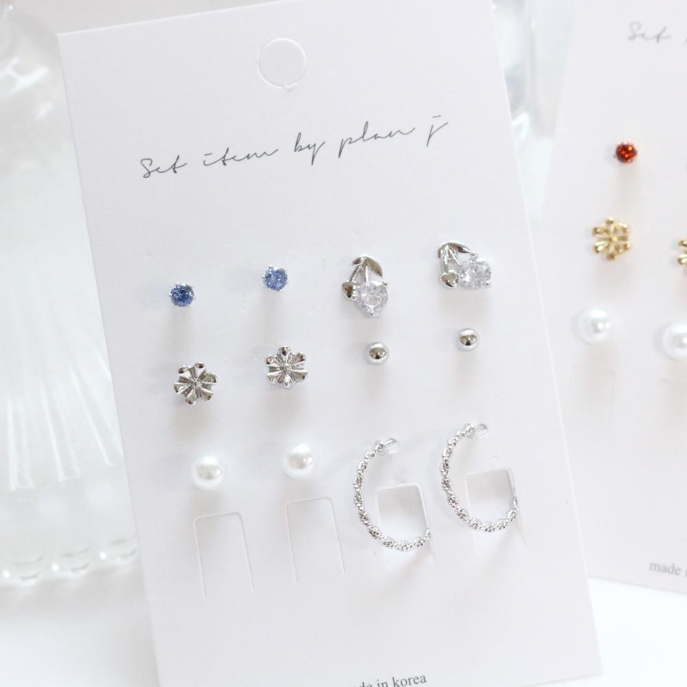 Basic Point ピアス SET Earrings bling moon