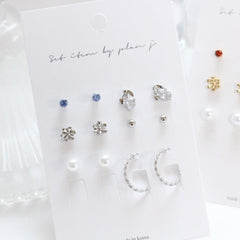 Basic Point ピアス SET Earrings bling moon