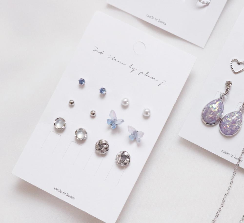 Basic Point ピアス SET Earrings bling moon