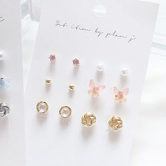 Basic Point ピアス SET Earrings bling moon