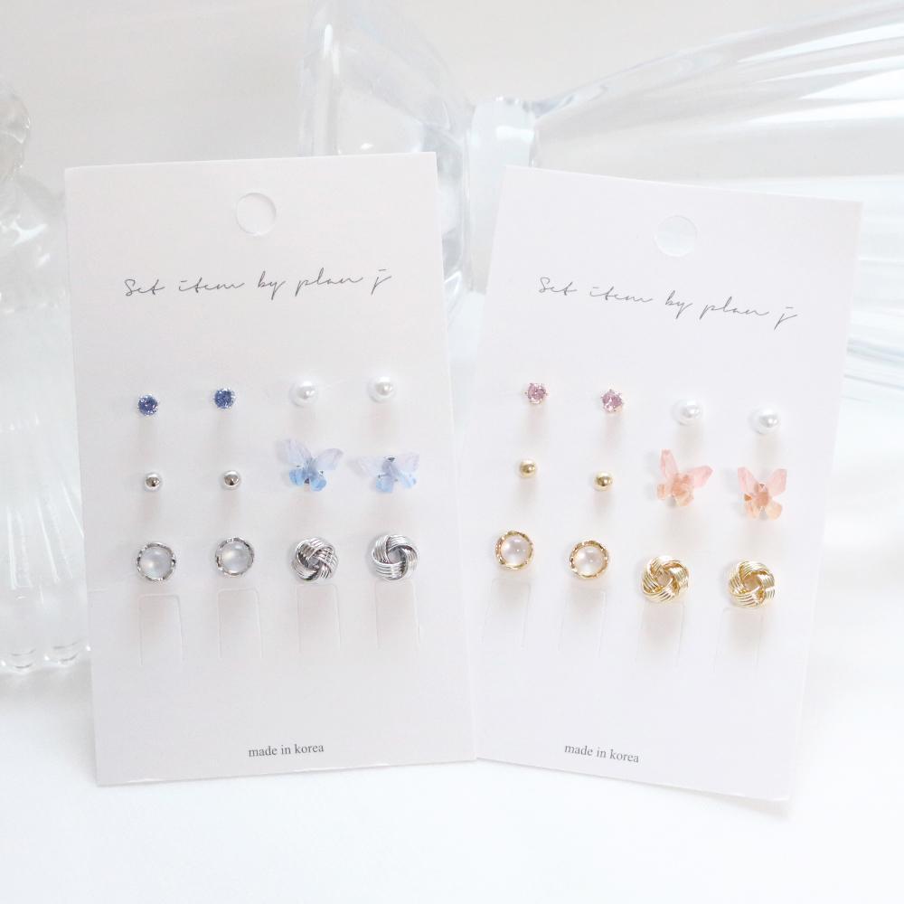 Basic Point ピアス SET Earrings bling moon
