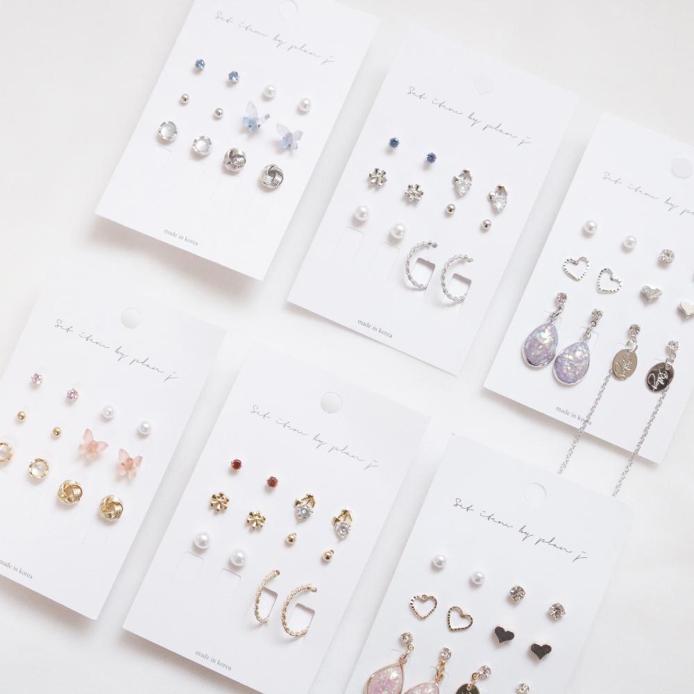 Basic Point ピアス SET Earrings bling moon