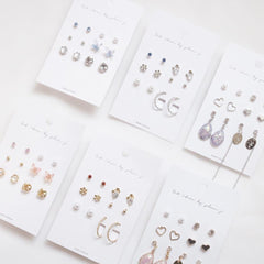 Basic Point ピアス SET Earrings bling moon
