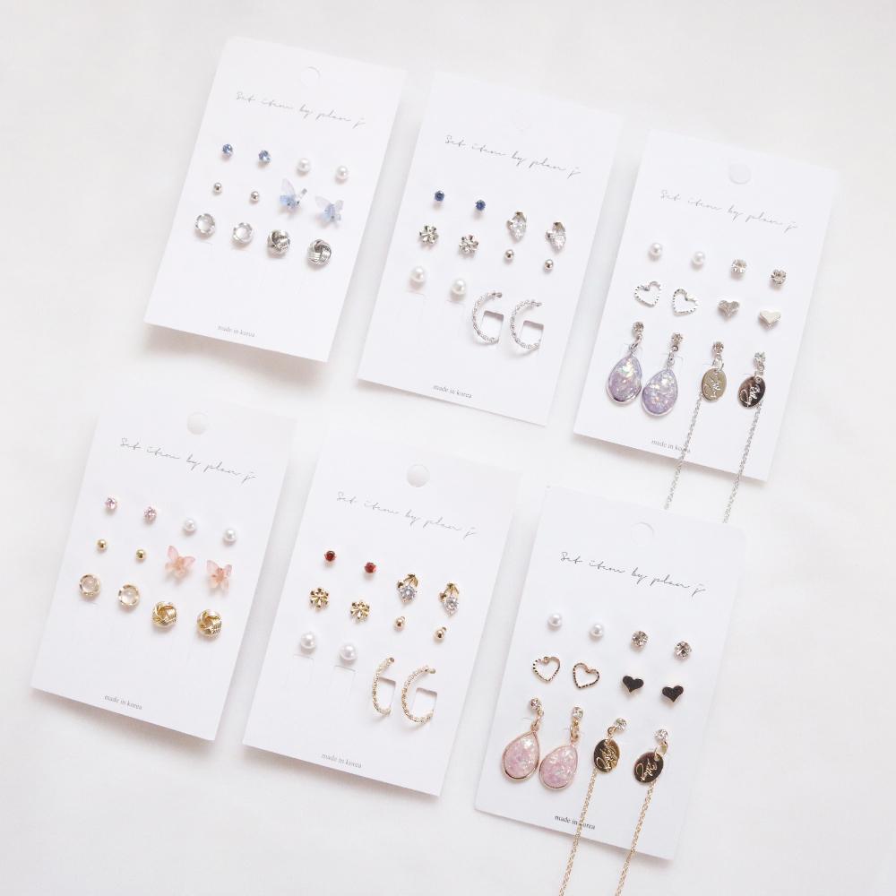 Basic Point ピアス SET Earrings bling moon