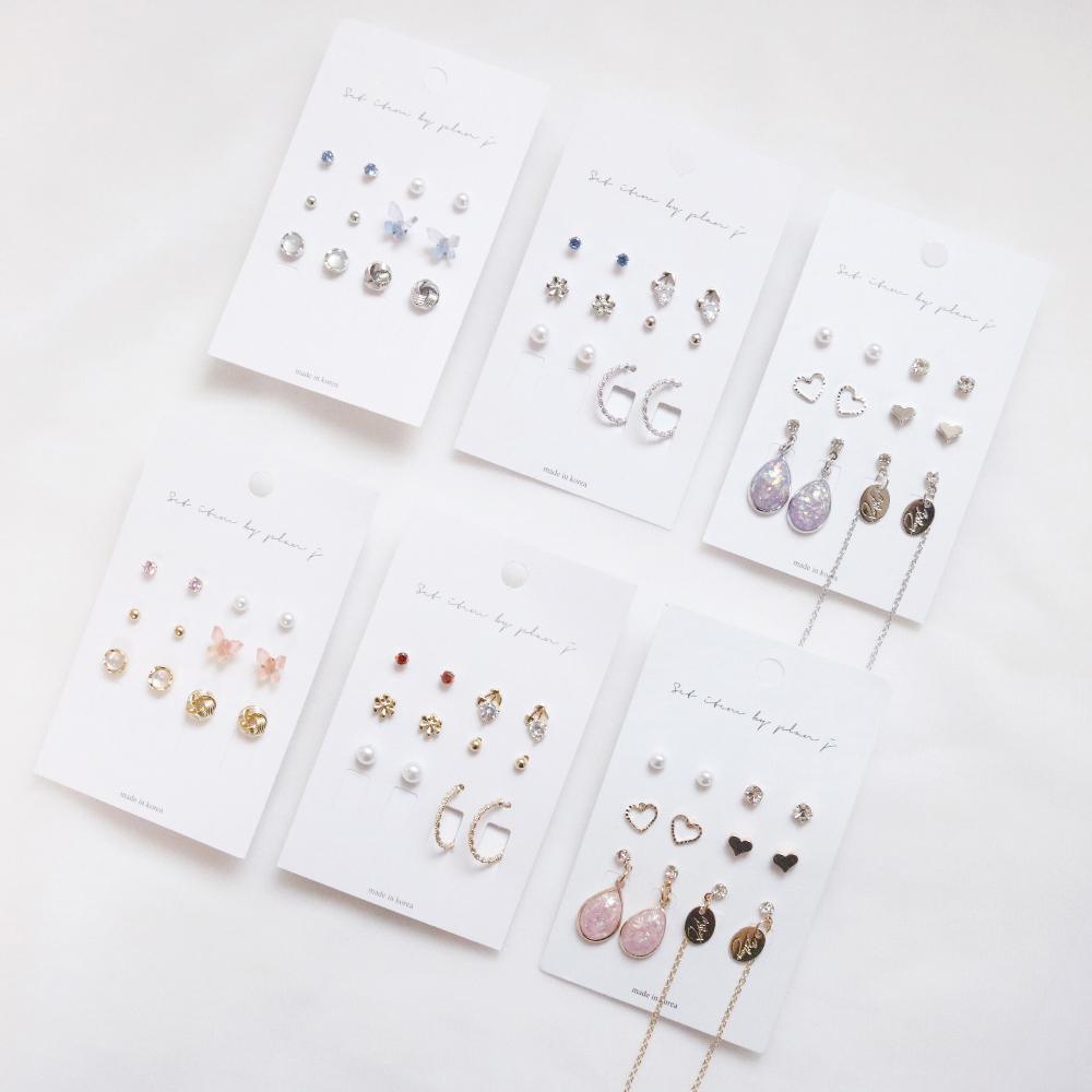 Basic Point ピアス SET Earrings bling moon