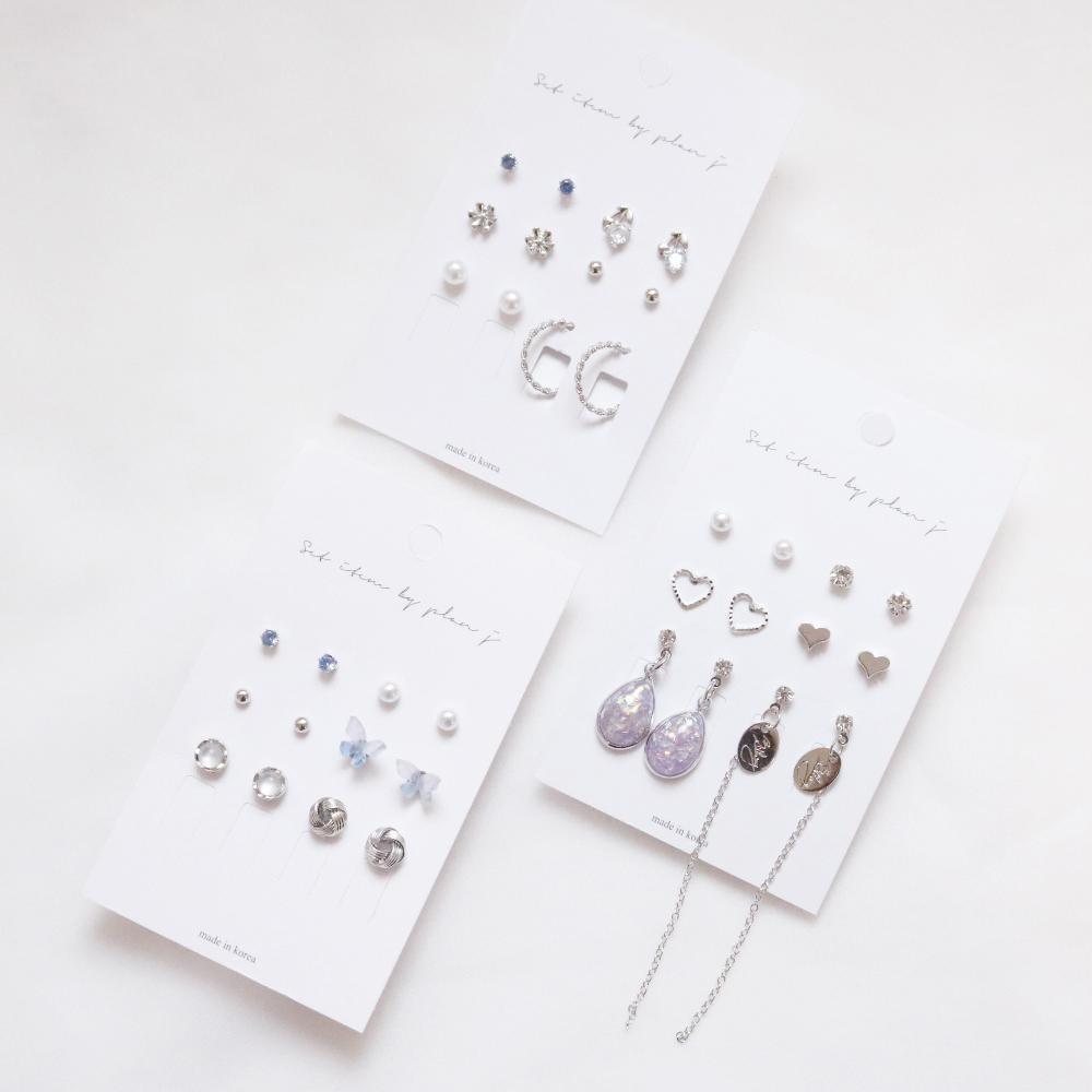 Basic Point ピアス SET Earrings bling moon