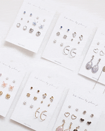 Basic Point ピアス SET Earrings bling moon
