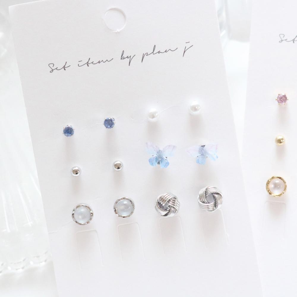 Basic Point ピアス SET Earrings bling moon