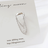 ベルチェーン イヤーカフ Earcuffs bling moon