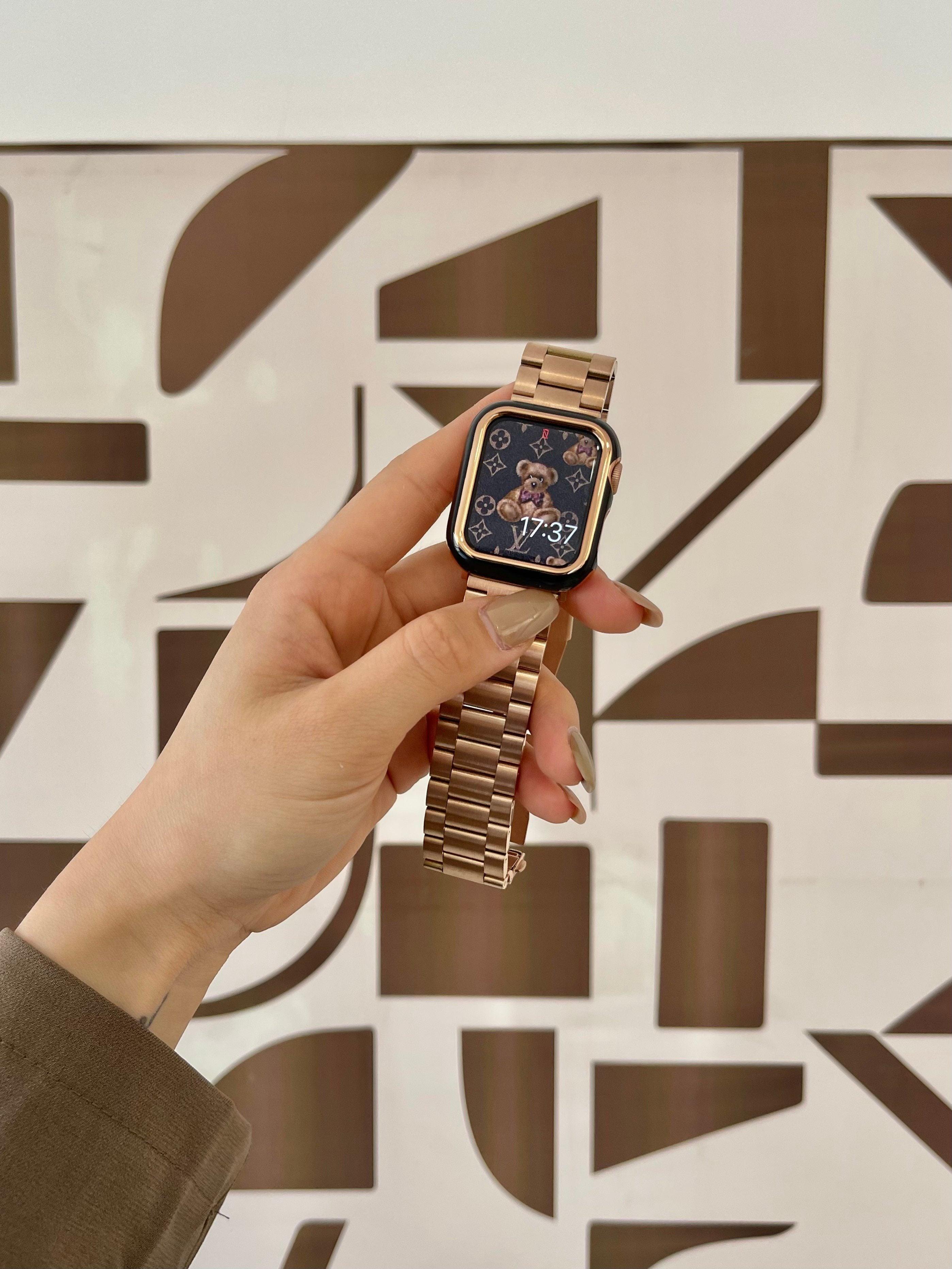 ベーシックメタルチェーンバンド# apple watch バンド givgiv