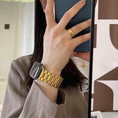 ベーシックメタルチェーンバンド# apple watch バンド givgiv