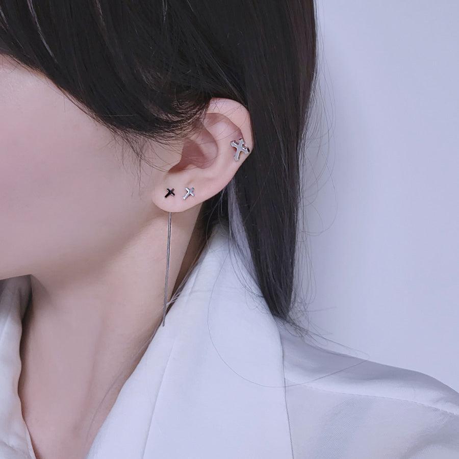 ビア十字架ドロップバーピアッシング Piercing from lizzy