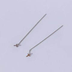 ビア十字架ドロップバーピアッシング Piercing from lizzy