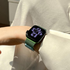 ビビッドグラデーションアップルウォッチ磁石ワンタッチバンド watch VIEWLAP 