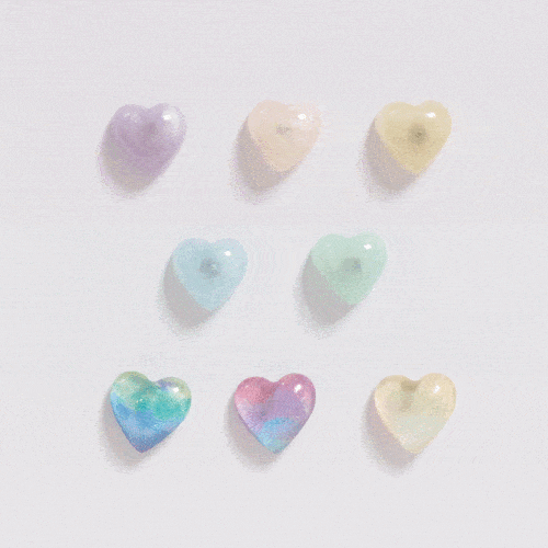 ビビッドハートピアッシング Piercing bling moon