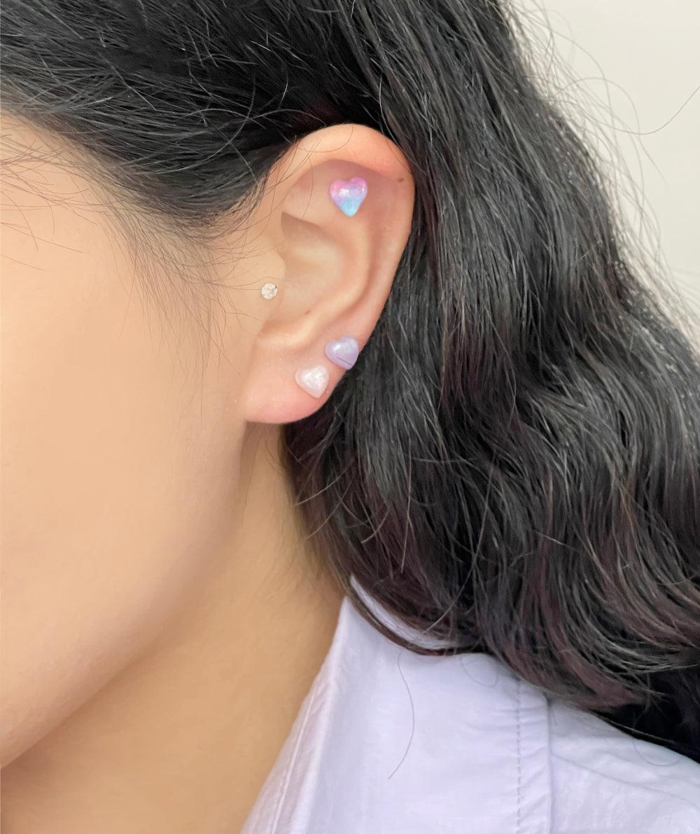 ビビッドハートピアッシング Piercing bling moon