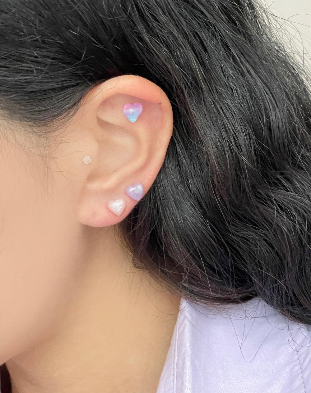 ビビッドハートピアッシング Piercing bling moon