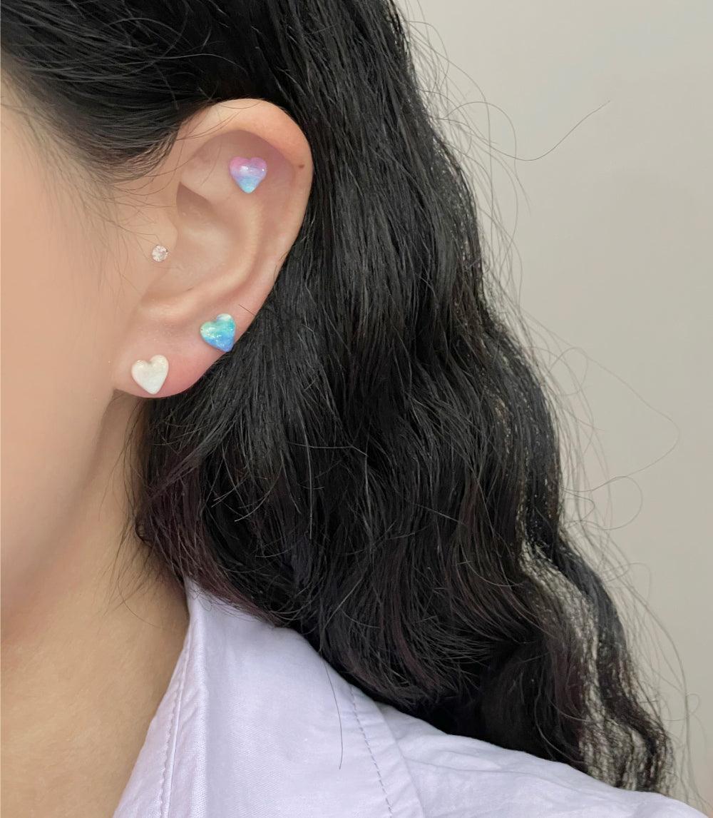 ビビッドハートピアッシング Piercing bling moon