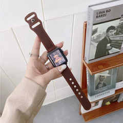 ビンテージ 本革 アップルウォッチ バンド apple watch バンド givgiv 38mm/40mm/41mm用 ダークブラウン