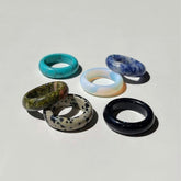 ビンテージ ムード 原石 リング (6color) ring younglong-seoul