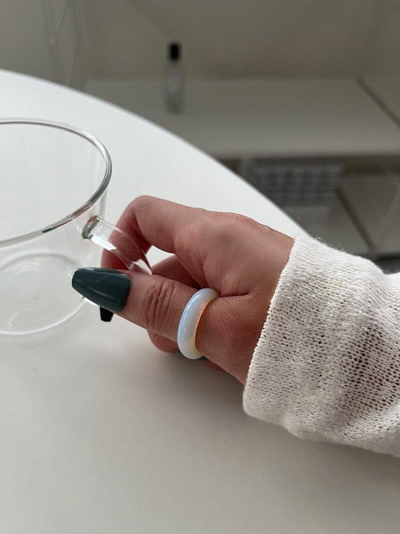 ビンテージ ムード 原石 リング (6color) ring younglong-seoul