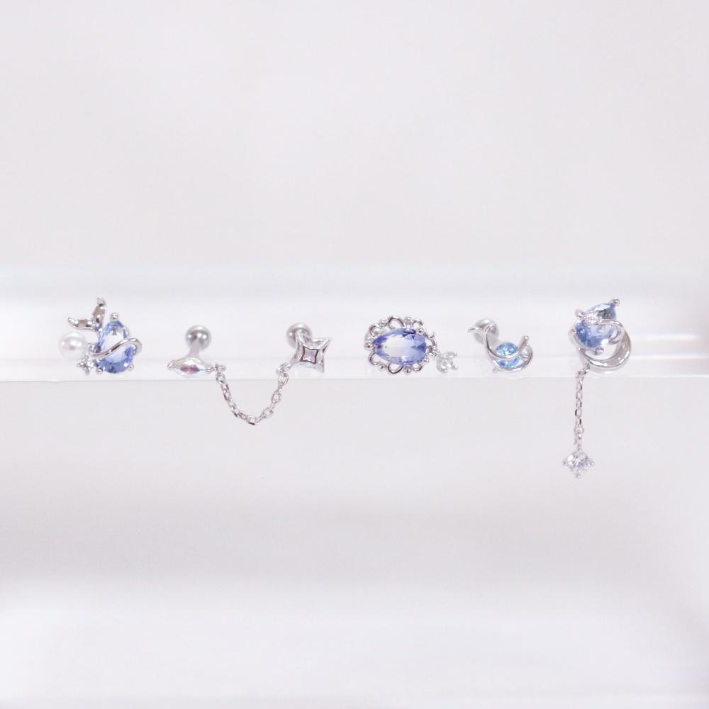 Blurian ピアッシング Piercing bling moon
