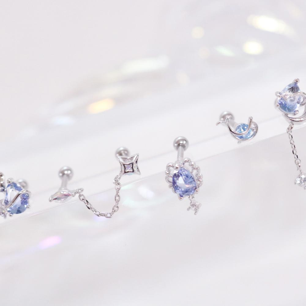 Blurian ピアッシング Piercing bling moon